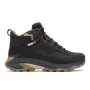 Merrell Moab Speed 2 Leather Mid Hiking Boots - Black - US Men's 10.5