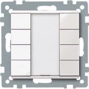 Merten 627819 Changeover Switch Insert, 10 A, 250 V, Flush-Mounted, Grey