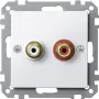 Merten MEG4350-0319 Schuko Socket Outlet 1-Gang Polar White Glossy