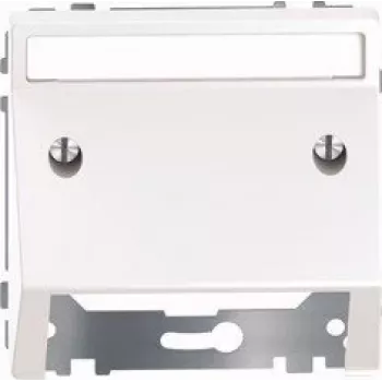 Merten MEG4540-6035 System M Rocker Cover Plate, Polar White Glossy Thermoplastic, for Push-Button Switch