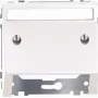 Merten MEG4540-6035 System M Rocker Cover Plate, Polar White Glossy Thermoplastic, for Push-Button Switch