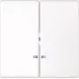 Merten System M 2-Gang Frame, Polar White Glossy Thermoplastic, MEG3420-6035
