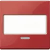 Merten System M Rocker Plate for Socket with Integrated Switch, Ruby Red MEG3370-0306