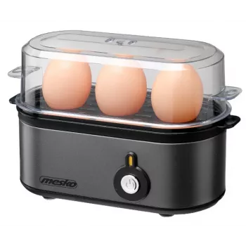 MESKO MS 4485gm Egg Cooker, 7 Eggs, 450 W, Dark Grey