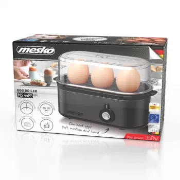 MESKO MS 4485gm Egg Cooker, 7 Eggs, 450 W, Dark Grey