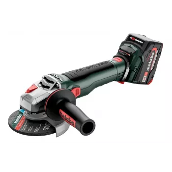 Metabo 613054650 125 mm 900 W Corded Angle Grinder, 10,000 RPM, M14 Spindle, Slide Switch, Restart Protection, S-automatic Safety Clutch
