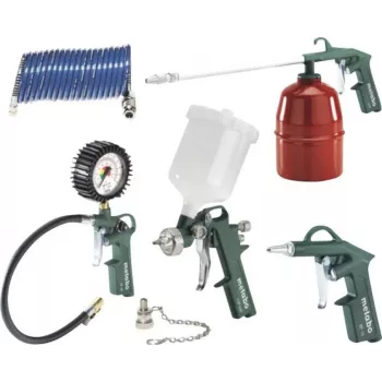 Metabo Compressed Air Tool Set LPZ 7 Set, 7-Piece (601586000)