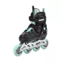 Meteor Urbo Inline Skates Black-Mint Adjustable EU 38-41