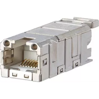 METZ BTR Flange Insert RJ45 Module Cat.6 Shielded Keystone Jack 1401100810MI