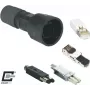 METZ BTR Industrial IP67 V1 Plug Housing, Black 1401015002KE