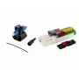 METZ BTR NETCOM LC Duplex Multimode OM4 Fibre Optic Adapter, Aqua, Snap-in Panel Mount, Zirconia Ceramic Sleeve 1509QAJO002C-E