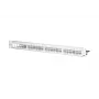 METZ CONNECT 130921-00-E 1U 24-Port Shielded Patch Panel, Cat.6A, Light Grey 130921-00-E-90