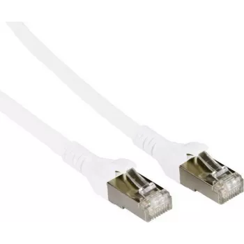 METZ CONNECT Cat.6A S/FTP Patch Cable RJ45 to RJ45, 10GBase-T, 0.5m, Grey, LSZH, Gold Contacts 1308455088-E