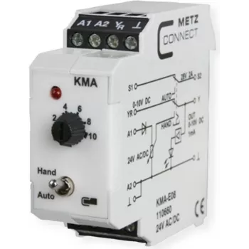 METZ CONNECT KMA-E08 Interface Relay 24 V DC 1 CO 8 A White 110660