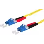 METZ CONNECT OpDAT Patch Cable LC-Duplex OS2 5m Yellow