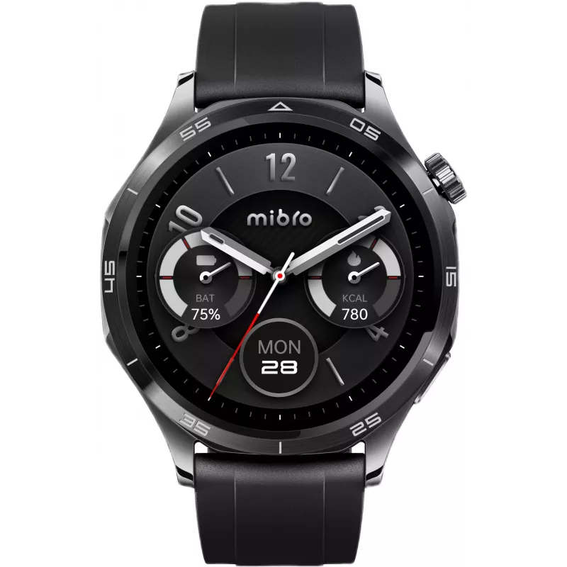 Mibro Watch GT Smartwatch Black 1.72-inch TFT Display 2 Straps Included
