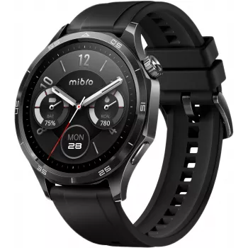 Mibro Watch GT Smartwatch Black 1.72-inch TFT Display 2 Straps Included