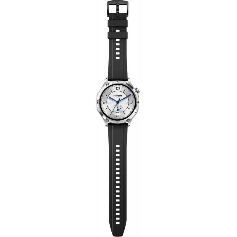 Mibro Watch GT Smartwatch Silver with 1.75 inch HD TFT Display, Heart Rate & SpO2, 100+ Sports Modes, 2 Straps