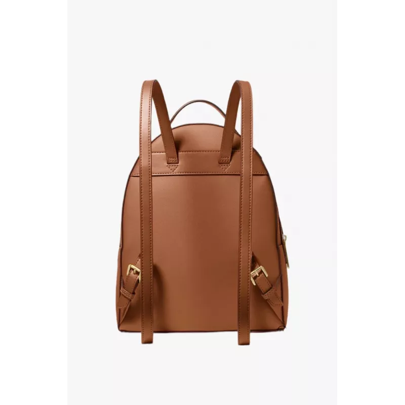 Michael Kors Hudson Backpack Luggage Brown Signature Coated Canvas Women's 35F3G6HB6LLUG