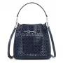 Michael Kors Jet Set Navy Signature Logo Crossbody Bag 35S6S2ZC1YNAV