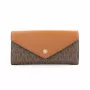 Michael Kors Jet Set Travel Brown Signature Coated Canvas Briefcase Crossbody Bag 35F3GTVE7BBRO