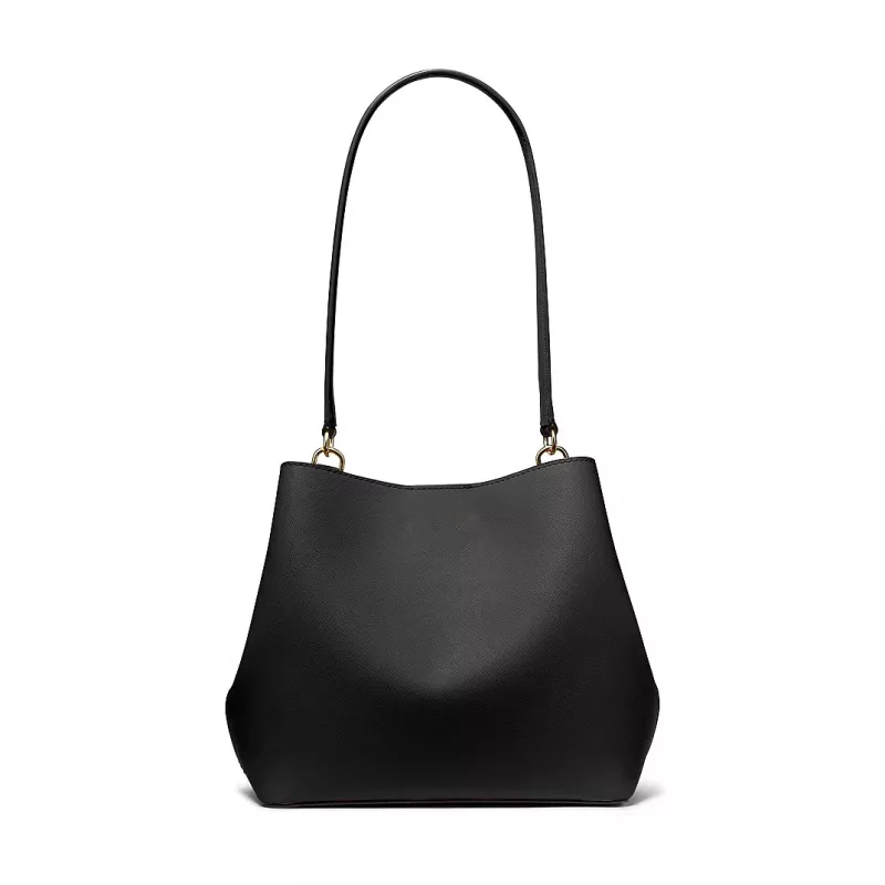 Michael Kors Jet Set Travel Crossbody Bag Black Saffiano Leather 35S4G3FS2IBLA
