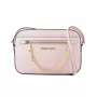 Michael Kors Jet Set Travel Crossbody Bag Saffiano Leather Powder Blush 35S1GTTC7LPOW