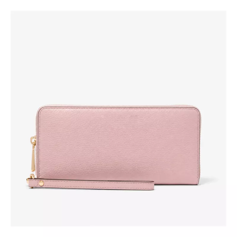 Michael Kors Jet Set Travel Powder Blush Saffiano Leather Wristlet