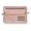 MICHAEL KORS Jet Set Travel Powder Blush Saffiano Leather Wristlet 35R4GTVT3VPOW