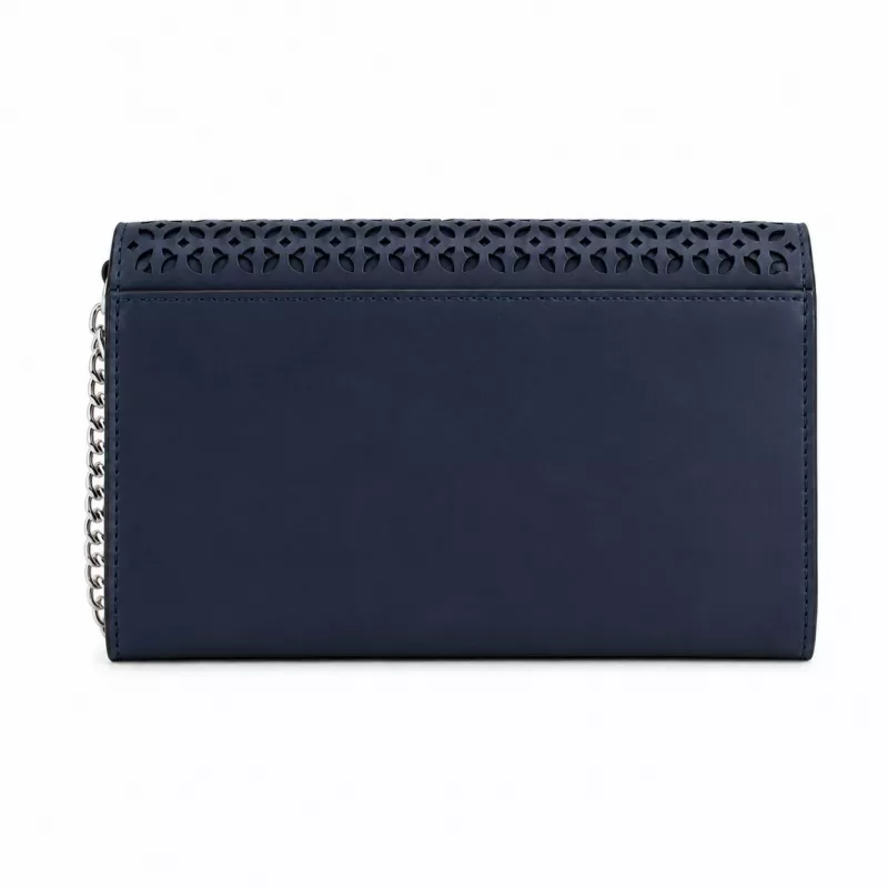 MICHAEL KORS Jet Set Travel Saffiano Leather Crossbody Bag Navy