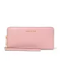 MICHAEL KORS Jet Set Travel Saffiano Leather Flat Multifunction Pouch Powder Blush 35S6GTVE9LPOW