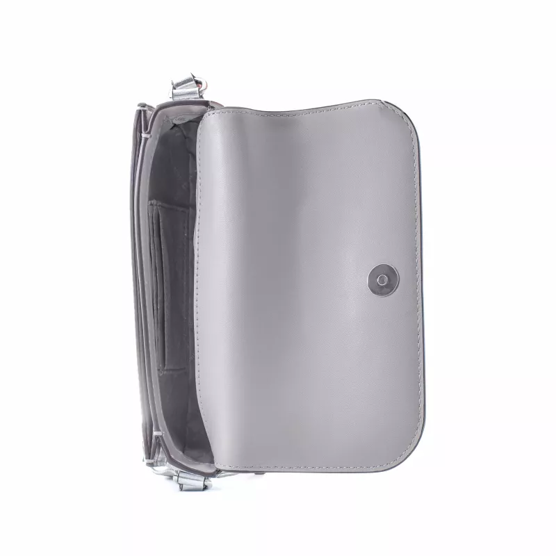 Michael Kors Jet Set Travel Small Crossbody Bag Signature Coated Canvas 21x12x5 cm Silver-Tone Hardware