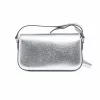 Michael Kors Jet Set Travel Small Crossbody Bag Signature Coated Canvas 21x12x5 cm Silver-Tone Hardware
