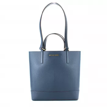 Michael Kors Jet Set Travel Tote Bag Navy Saffiano Leather 35T0GX9T1TNAV