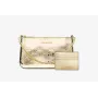 Michael Kors Jet Set Travel Tote Bag Set with Wallet - Opal Multi Signature Coated Canvas