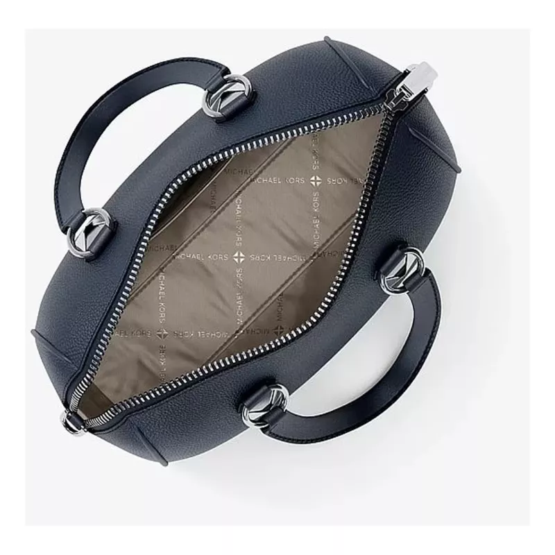 Michael Kors Jet Set Travel Women's Saffiano Leather Crossbody Bag Navy 19x13x9 cm