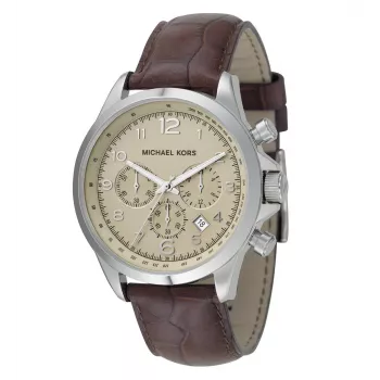 Michael Kors Men's Chronograph Watch MK8115 45mm Black Silicone