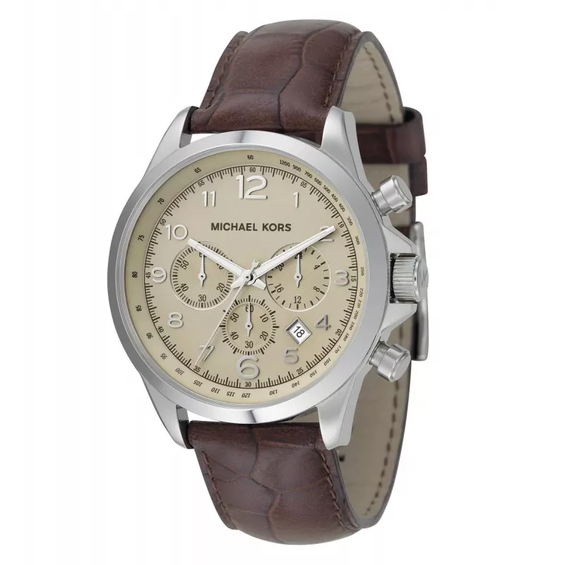 Michael Kors Men's Chronograph Watch MK8115 45mm Black Silicone