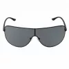 Michael Kors Men's Sunglasses MK-1113-BLACK - Rectangular Acetate Frame with Smoke Grey Lenses