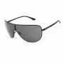 Michael Kors Men's Sunglasses MK-1113-BLACK - Rectangular Acetate Frame with Smoke Grey Lenses
