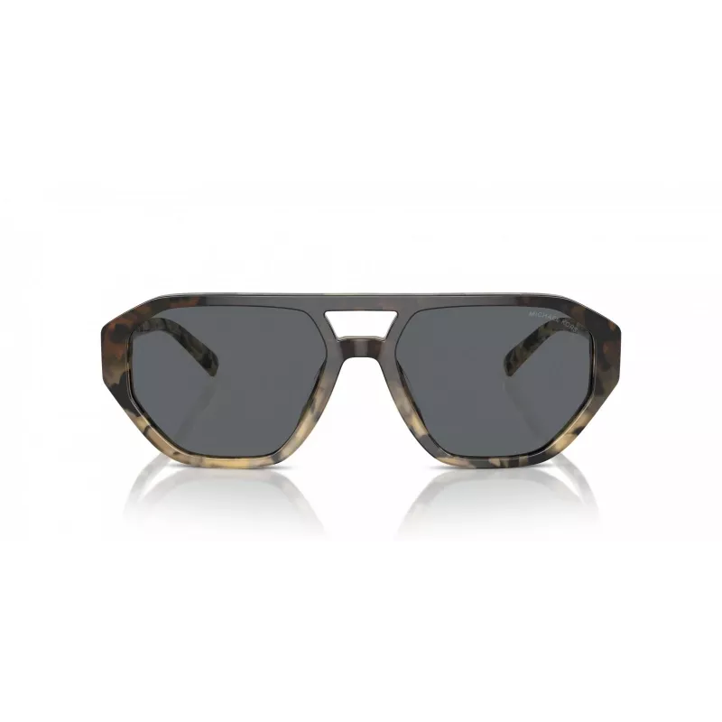 Michael Kors Men's Sunglasses MK2219U394287 - Black Acetate Frame, Grey Polycarbonate Lenses, 57mm