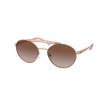 Michael Kors MK1083-110813 Women's Sunglasses Transparent Grey Frame Dark Grey Lens Pilot 55mm