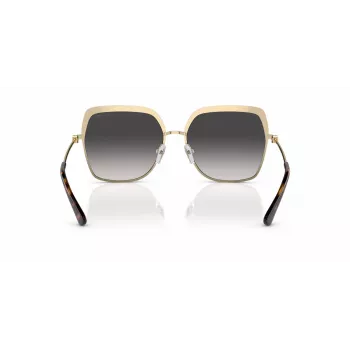 Michael Kors MK1141-10188G Women's Sunglasses - Black Acetate Frame, Grey Gradient Lens, 57mm