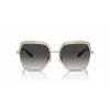 Michael Kors MK1141-10188G Women's Sunglasses - Black Acetate Frame, Grey Gradient Lens, 57mm