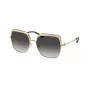 Michael Kors MK1141-10188G Women's Sunglasses - Black Acetate Frame, Grey Gradient Lens, 57mm