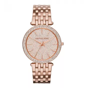 Michael Kors MK3439 Women's Rose Gold-Tone Stainless Steel Watch 39mm