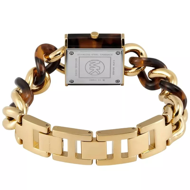 Michael Kors MK4808 Women's Gold-Tone Stainless Steel Watch 25mm