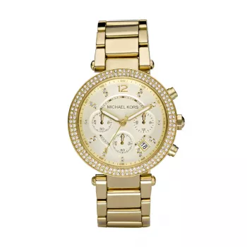 Michael Kors MK5354 Women's Rose Gold-Tone Chronograph Watch 39mm