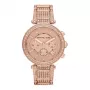 Michael Kors MK5663 Women's Rose Gold-Tone Stainless Steel Chronograph Watch 39mm
