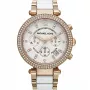 Michael Kors MK5774 Women's Rose Gold-Tone Stainless Steel Chronograph Watch 39mm